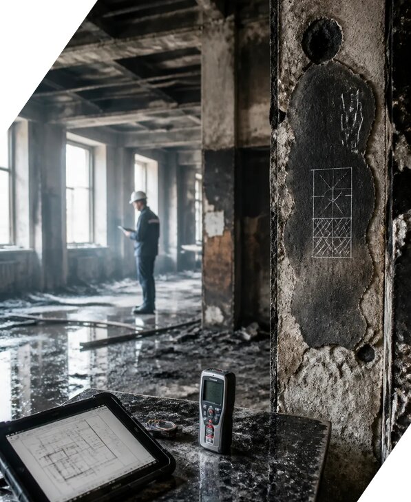 Обследование зданий после пожара в Кандалакше от 15155 р. | ЭкспертизаРоссия