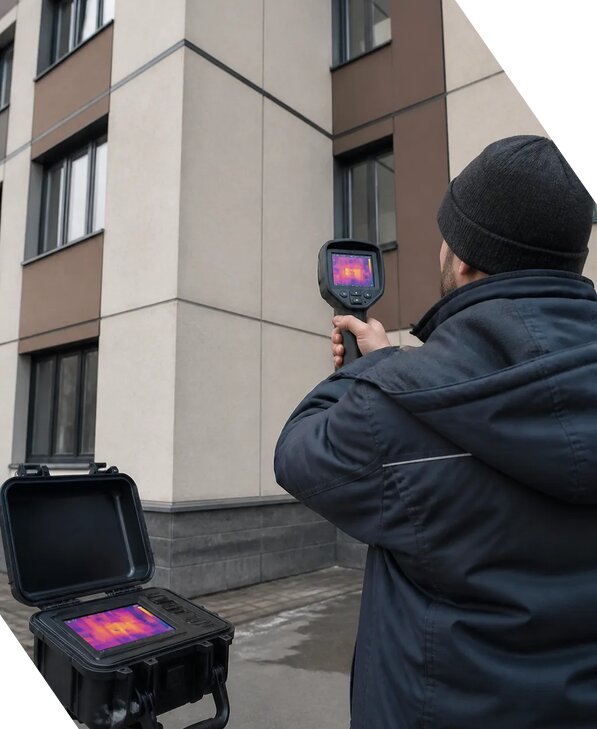 Тепловизионное обследование зданий и сооружений в Кандалакше