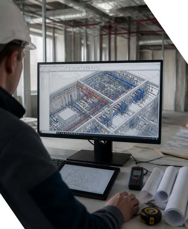 Создание BIM модели инженерных сетей для объектов в Кандалакше